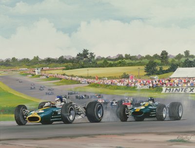 The First Lap - British Grand Prix at Silverstone by Richard Wheatland